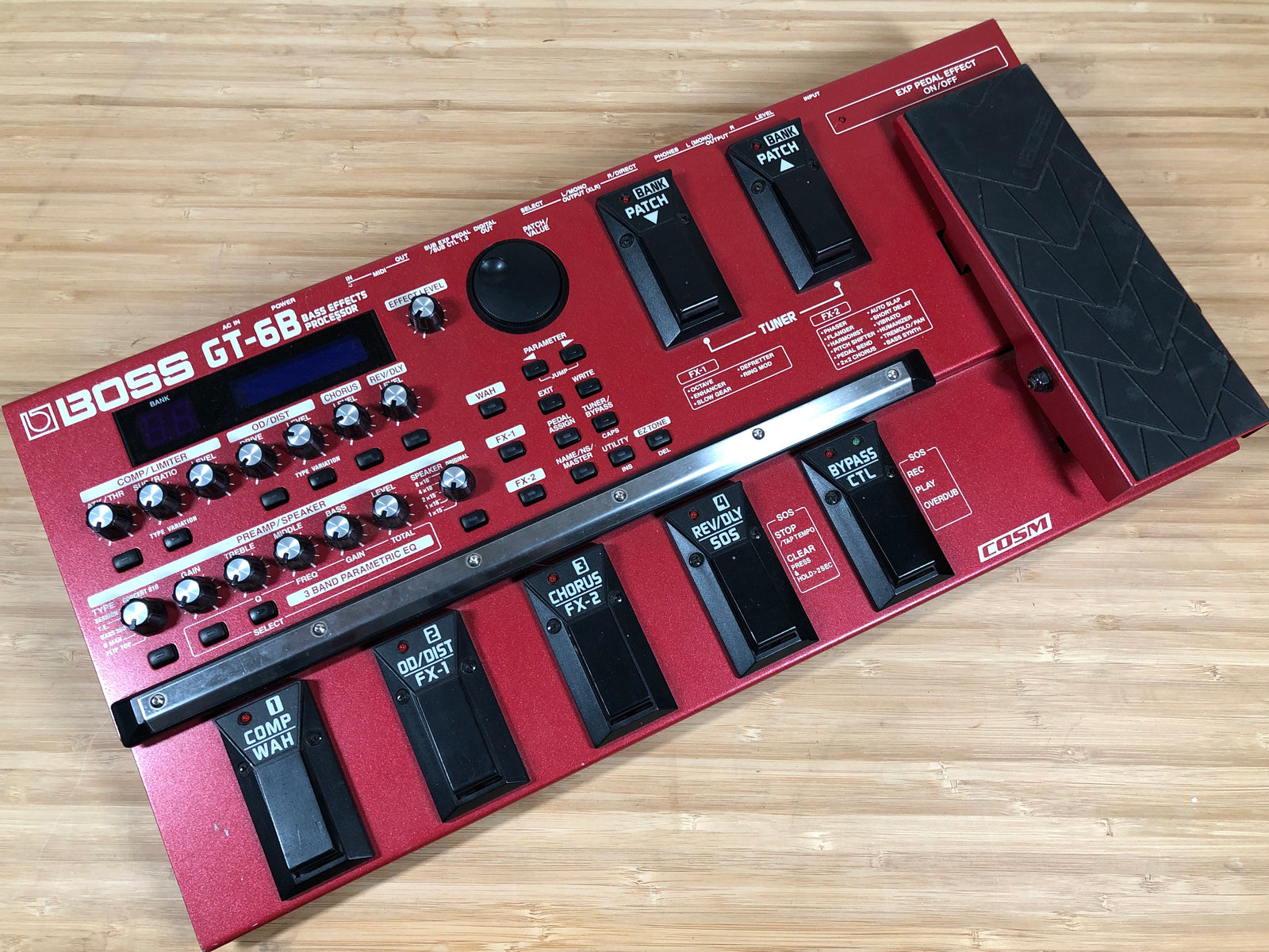 BOSS GT-6B ベース用エフェクトプロセッサー BOSS - GT-6B | Bass Effects Processor
