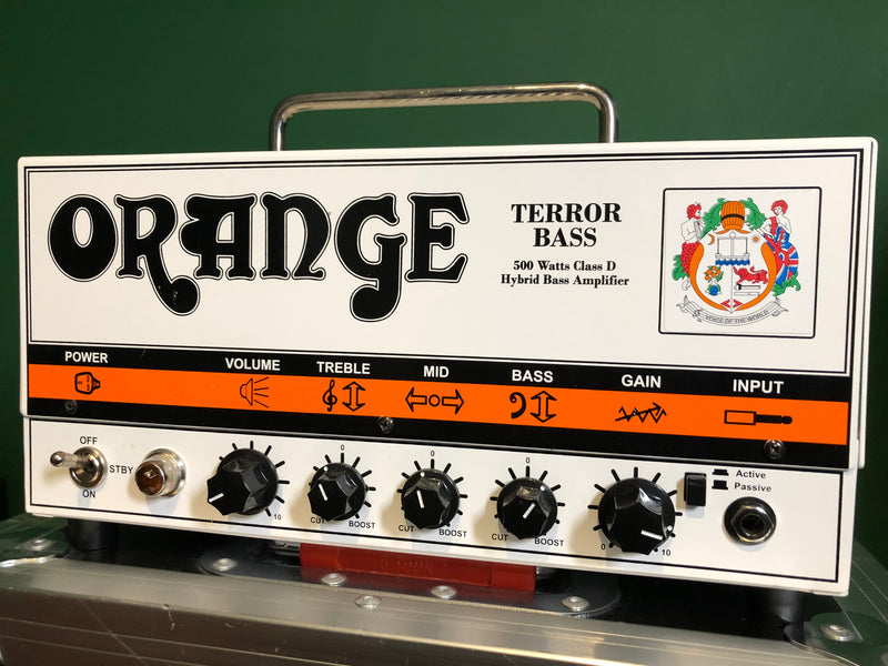 Orange Terror Bass 500 with Flight Case