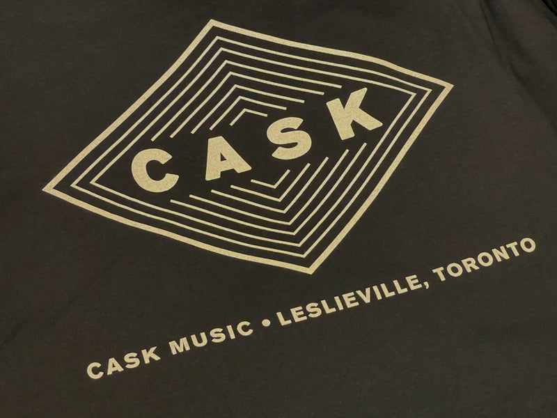 Cask Music T-Shirt Black / Cream