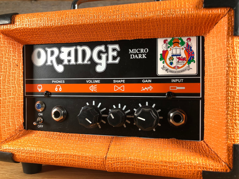Orange Micro Dark in Custom Headshell