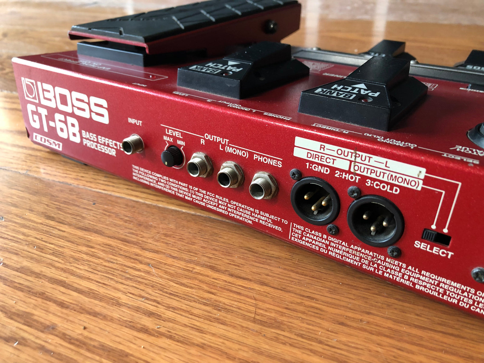 BOSS GT-6B ベース用エフェクトプロセッサー BOSS Bass Effects Processor GT-6B Guitar Multi-Effects