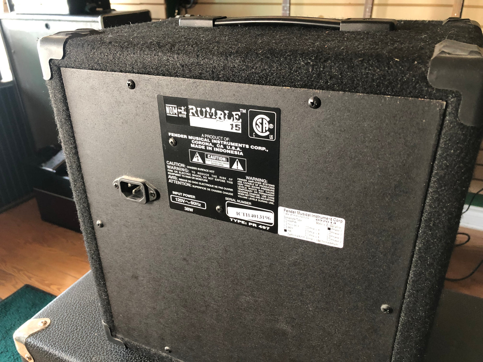 Fender Rumble 15 Bass Combo Used Toronto, ON | Cask Music