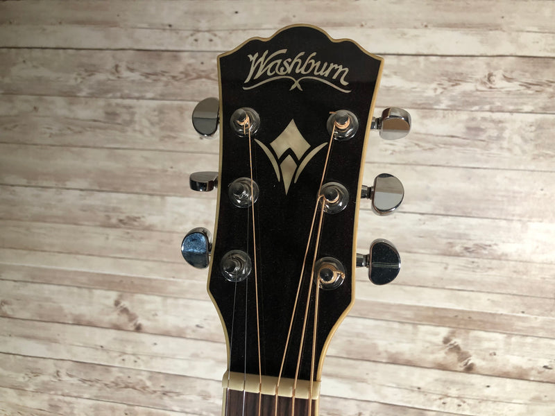 Washburn WD10SCE Acoustic/Electric Lefty Dreadnaught Used