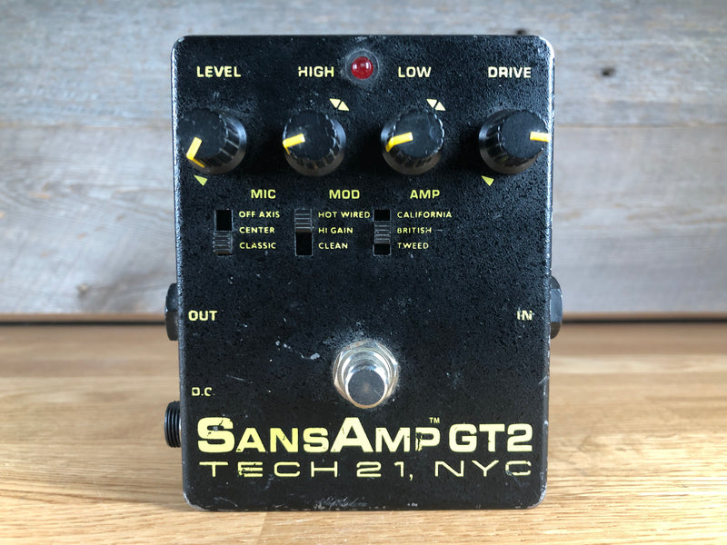 Tech 21 Sansamp GT2 Tube Emulation Pedal Used
