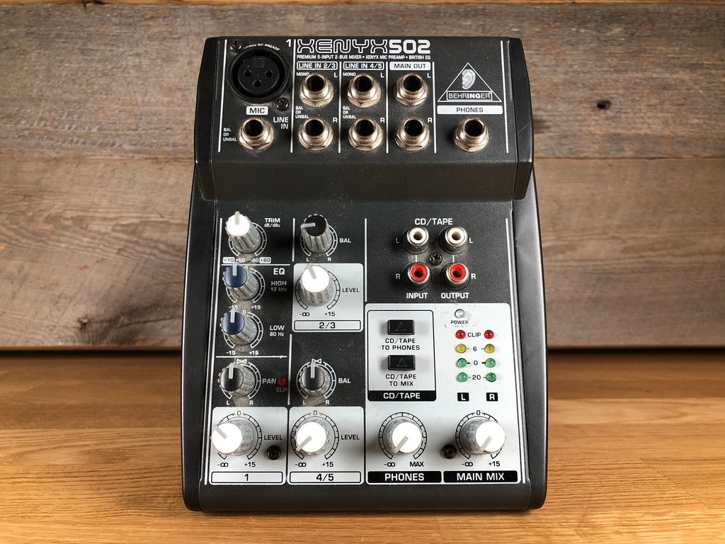 Behringer Xenyx 502 Compact Mixer Used Toronto, ON | Cask Music
