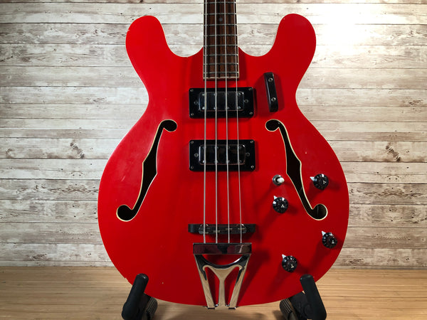 Royce MIJ Hollowbody Bass Used