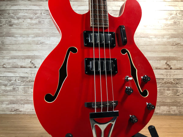 Royce MIJ Hollowbody Bass Used