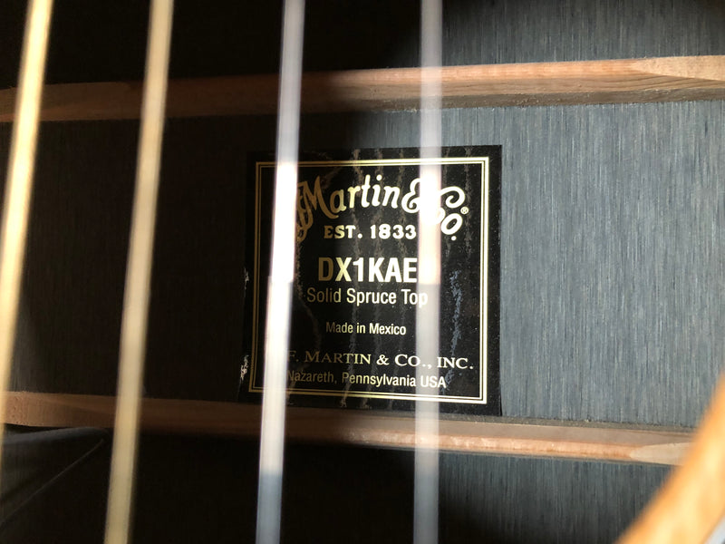 Martin DX1KAE Koa Acoustic/Electric