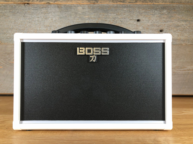 Boss Katana Mini Portable Guitar Amp - Limited White