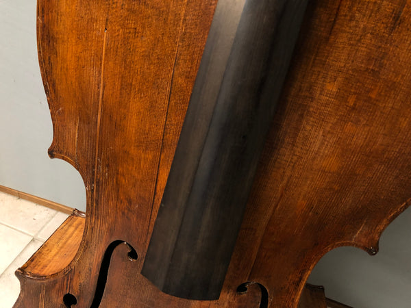 Vintage Cello with bad damage - As-Is