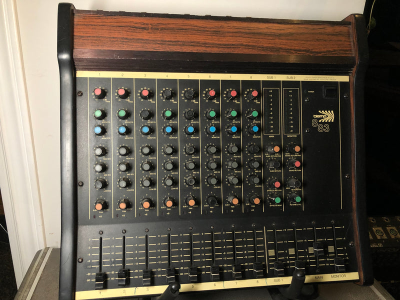 Biamp 883 8-Channel 70s Mixing Console Used
