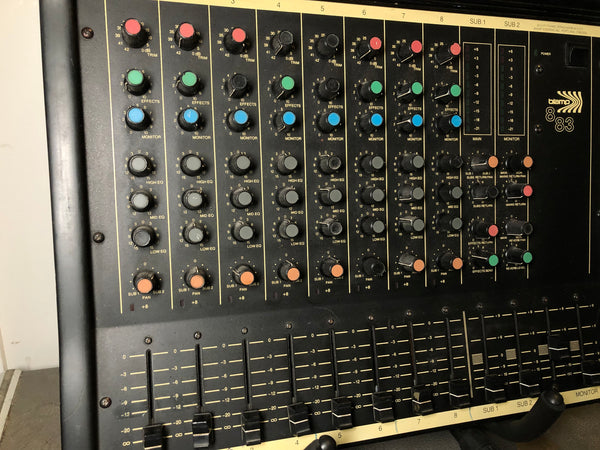 Biamp 883 8-Channel 70s Mixing Console Used