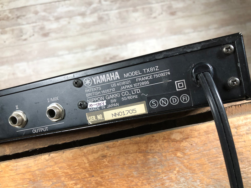 Yamaha TX81Z FM Tone Generator Used